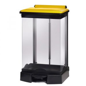 All Plastic Fire Retardant Sackholder Clear Body Yellow