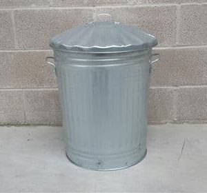 Metal Trashcan - 90 Litre