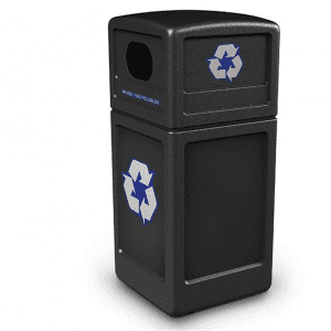 140l Square Recycling Black
